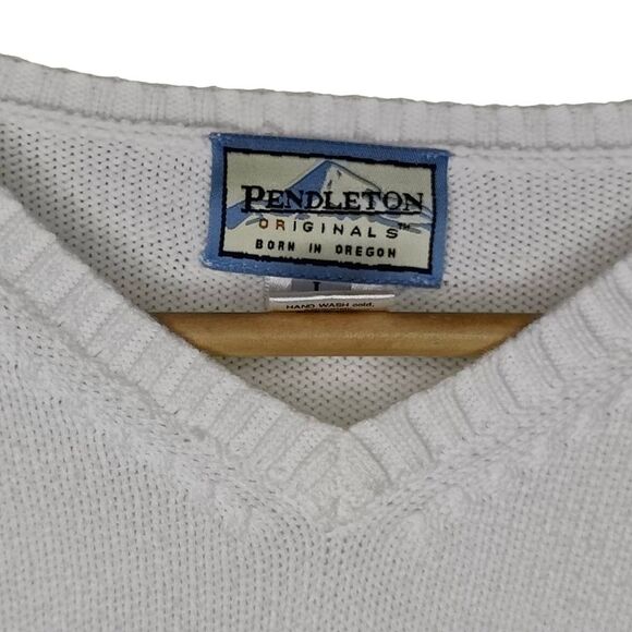 Pendleton Vintage V-Neck Long Sleeve Sweater - Picture 4 of 5